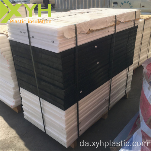 Plast hvid sort farve pom acetal ark